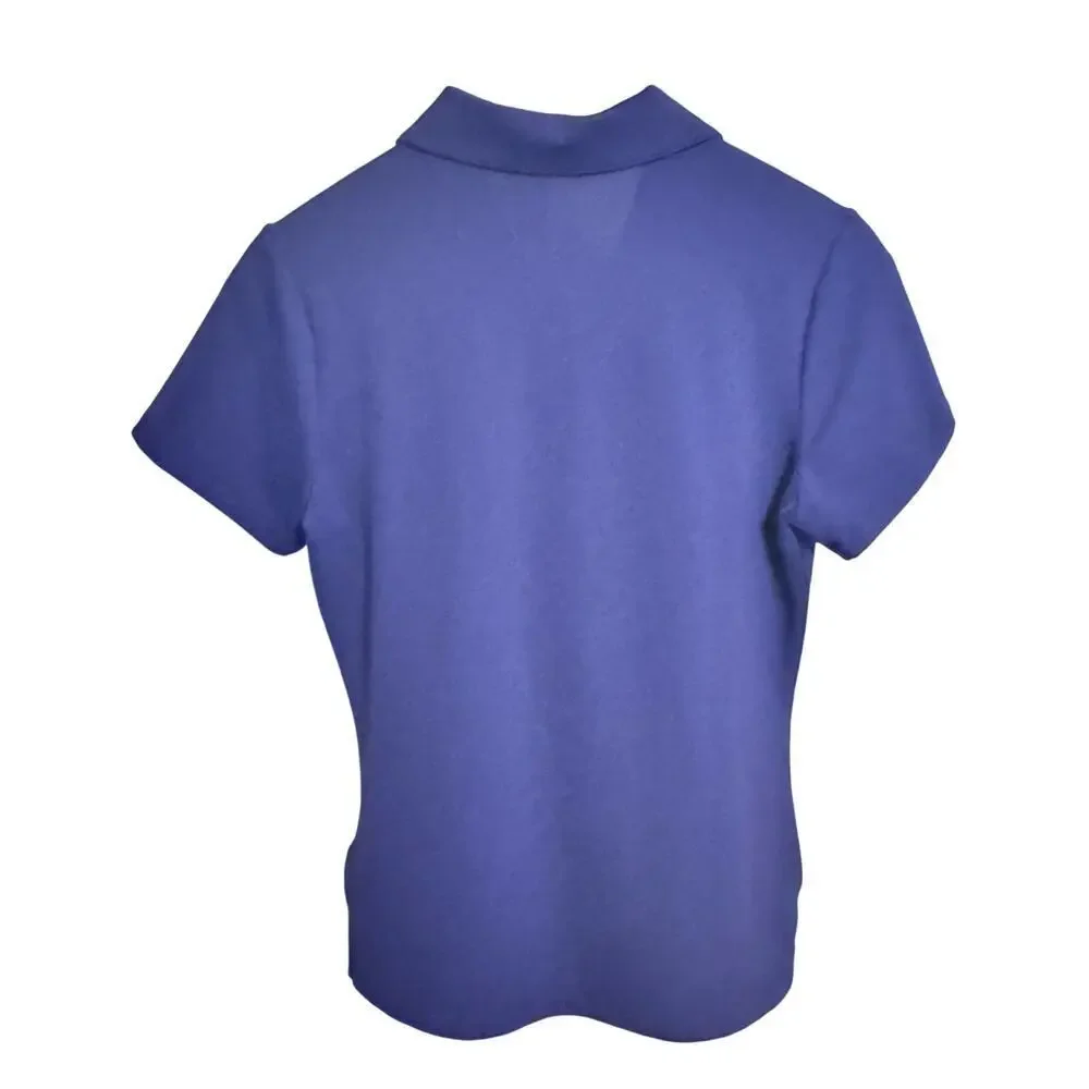 NIKE TCU Texas Christian Horned Frogs Dri-Fit‎ Purple Polo NCAA Women's Sz M